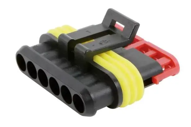 00131672 Pouzdro zásuvky 6- pólové, Superseal Finální Výprodej