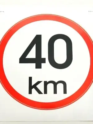 Značkový Samolepicí rychlost 40 km
