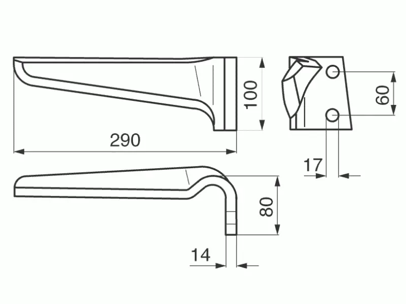 Zlevněný 00601841 Hřeb pravý