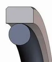 Záruka V Ceně Pístové těsnění DICHTOMATIK KPOR 30 Z / 63 x 52 x 4.2 PTFE