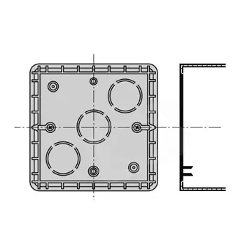 Krabice 6484-10 lištová 81x 81x27,5 Tovární Cena