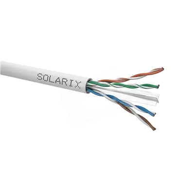 Ihned K Objednání Kabel UTP Cat.6 PVC drát šedá buben 500m Solarix