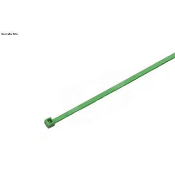 Ruční Výroba Vázací páska zelená 200 x 4,5 mm (100 ks)