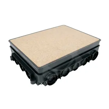 Krabice podlahová KUP80FB univerzální 332x250x80-95mm Speciální Cena