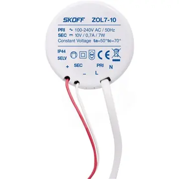 Limitovaná Edice LED zdroj napájecí 10V DC 7W IP44 ZOL7 SKOFF