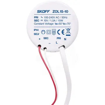 LED zdroj napájecí 10V DC 15W IP44 ZOL15 SKOFF Cenová Bomba