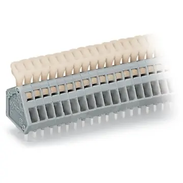 Záruka V Ceně Blok svorkový 24P 0,5 šedá 233-224