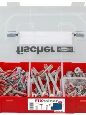 Sada hmoždinek FixTainer DuoLine (548864) 181 ks FISCHER Sada hmoždinek duopower 6x30(60), 8x40(30), duotec 10(8), duoblade (20)+ vruty 4,5x40, 5x60, 5x7 Hromadná Objednávka