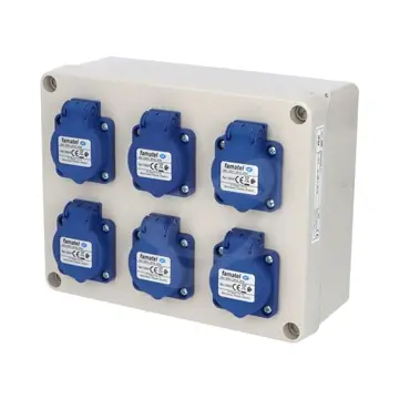 Zlevněný Krabice 3066 IP54 6x zás.230V/16A/3p