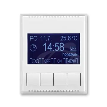 Akční Cena Element hodiny spínací programovatelné (ovládací jedn.) bílá/led.bílá