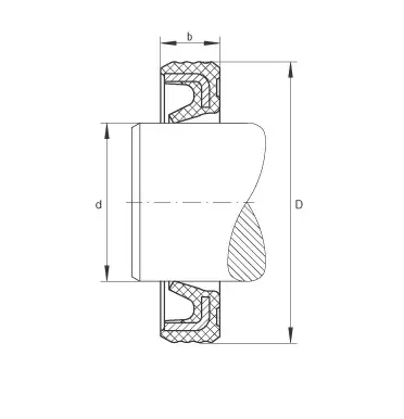 Nakupujte Hned G10X17X3-C INA gufero