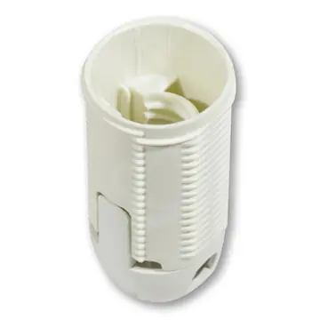 Značkový Objímka E14 se závitem M10 1254-034 (termoplast) bílá