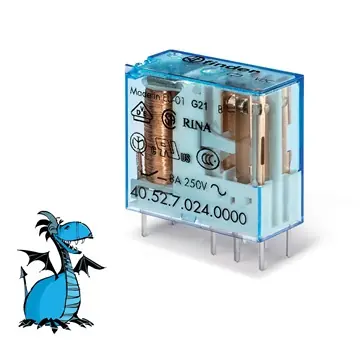 SK0093309-CZ20260306-083713-0-1772757439-405270240000 Zlevněný Relé 40.52.7.024.0000 DIN/PS, 2P/8A, 24V DC, citl.