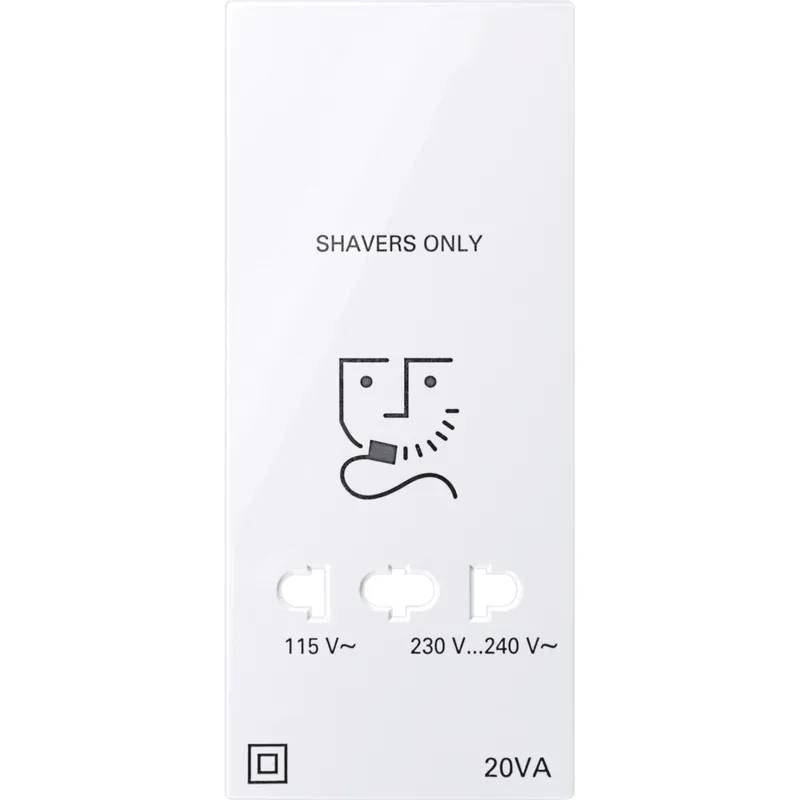 Ruční Výroba SCHNEIDER MTN213625 Kryt zásuvky pro holicí stroje