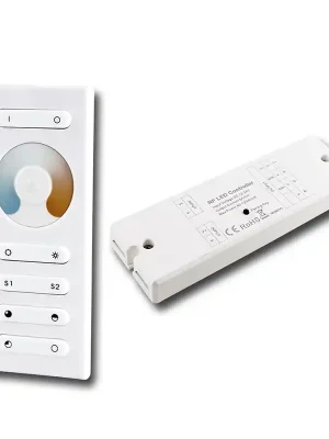 MCLED Ovladač RF CCT 1 zóna řízení jasu a barevné teploty dálkový s přijímačem Speciální Cena