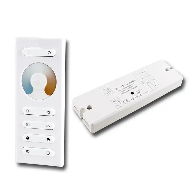 MCLED Ovladač RF CCT 1 zóna řízení jasu a barevné teploty dálkový s přijímačem Speciální Cena