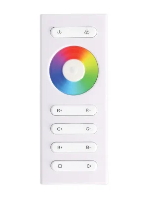 Novinka MCLED Ovladač RF RGB 1 zóna řízení jasu a barevných režimů dálkový