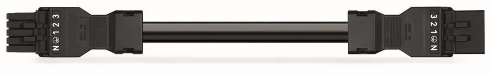 Akce WAGO Kabel 891-8995/006-301 Konfekcionovaný propojovací Zásuvka–zástrčka, černá