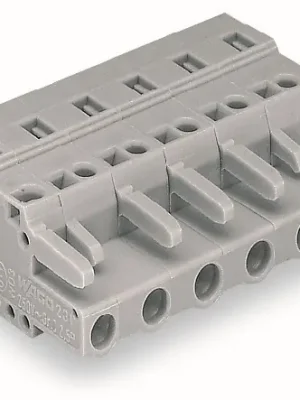 Zlevněný WAGO Konektor 231-212/026-000 1vodičový pružinový CAGE CLAMP® 2,5 mm², šedá