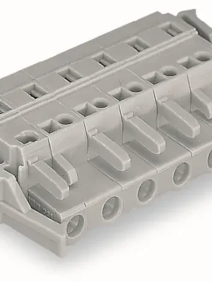 Zlevněný WAGO Konektor 231-216/037-000 1vodičový pružinový CAGE CLAMP® 2,5 mm², šedá