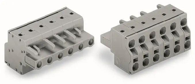 Zlevněný WAGO Svorka 231-2207/026-000 2vodičová pružinová Push-in CAGE CLAMP® 2,5 mm², šedá