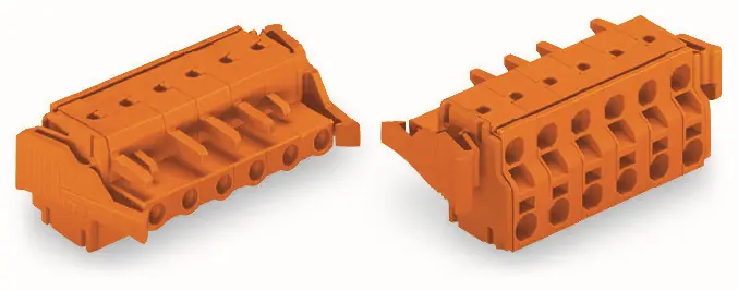 Značkový WAGO Svorka 231-2712/037-000 2vodičová pružinová Push-in CAGE CLAMP® 2,5 mm², oranžová