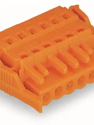 Zlevněný WAGO Konektor 231-303/037-000 1vodičový pružinový CAGE CLAMP® 2,5 mm², oranžová