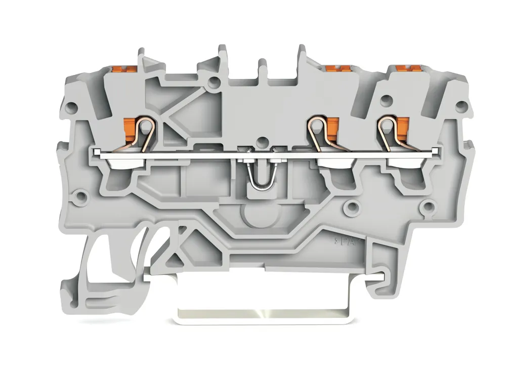 SK0218733-CZ20260306-083626-0-1772757395-pim-1526683_1 Akce WAGO Svorka 2200-1301 3vodičová průchozí s ovládacím tlačítkem 1 mm², šedá