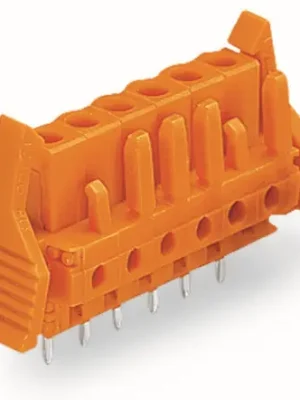 Značkový WAGO Konektor 232-174/039-000 pružinový THT rovné provedení rozteč 508 mm oranžová