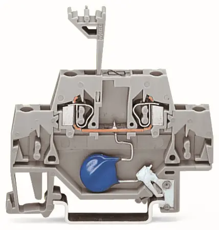 Záruka V Ceně WAGO Svorka 280-502/281-609 pro moduly Dvoupatrová S varistorem, šedá