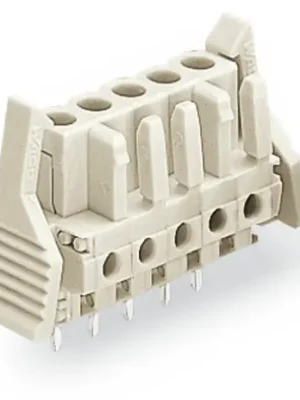 Akce WAGO Konektor 722-133/039-000 pružinový THT Rovné provedení Rozteč 5 mm, šedá