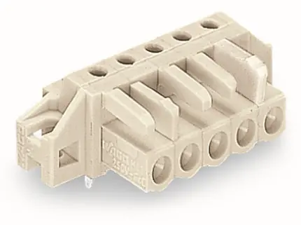 Zlevněný WAGO Svorka 722-233/031-000 Pružinová THT Úhlové provedení Rozteč 5 mm, šedá